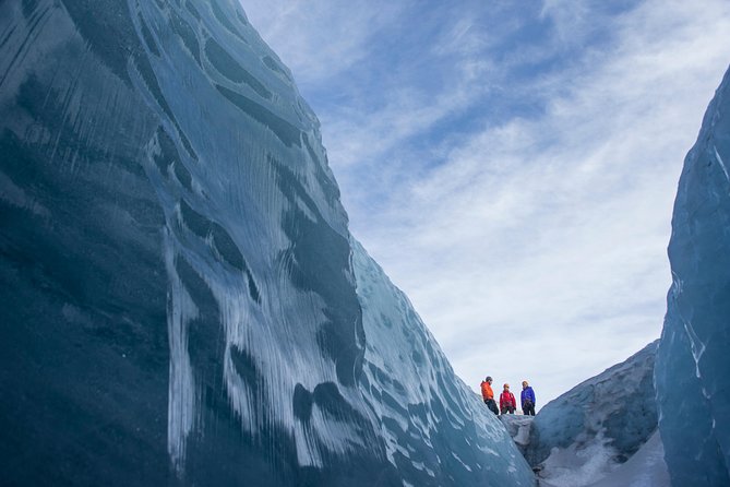 Sólheimajökull Glacier Hike & Ice Climbing Intro - Small Group - Meeting at the yellow school bus