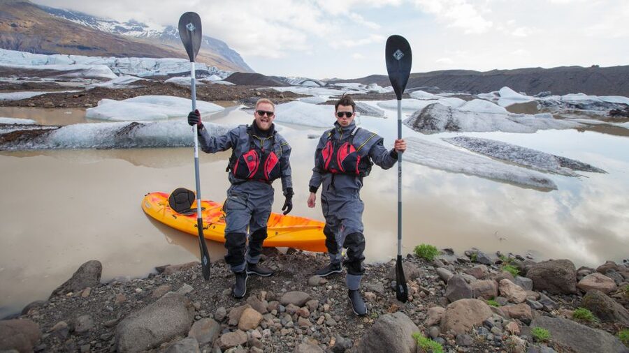 Sólheimajökull: Guided Kayaking Tour on the Glacier Lagoon - Meeting at Sólheimajökull Base Camp