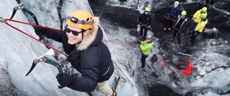 Sólheimajökull Ice Climb and Glacier Hike - Walking across changing glacier ice