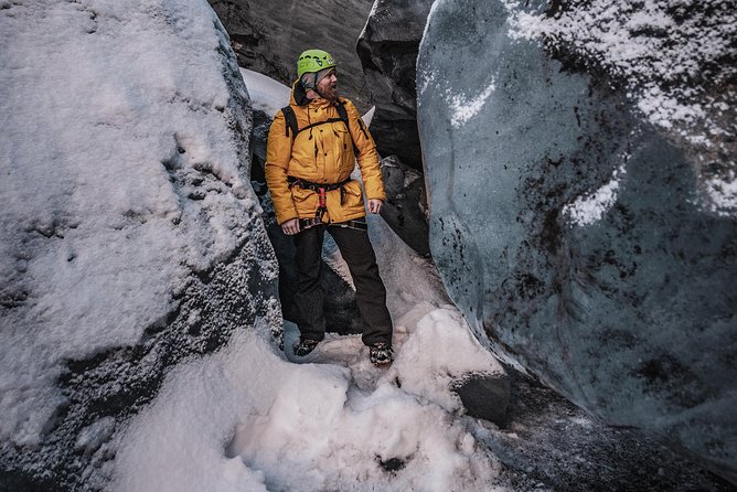 Sólheimajökull Ice Climbing and Glacier Walk - Taking your turn on the ice wall