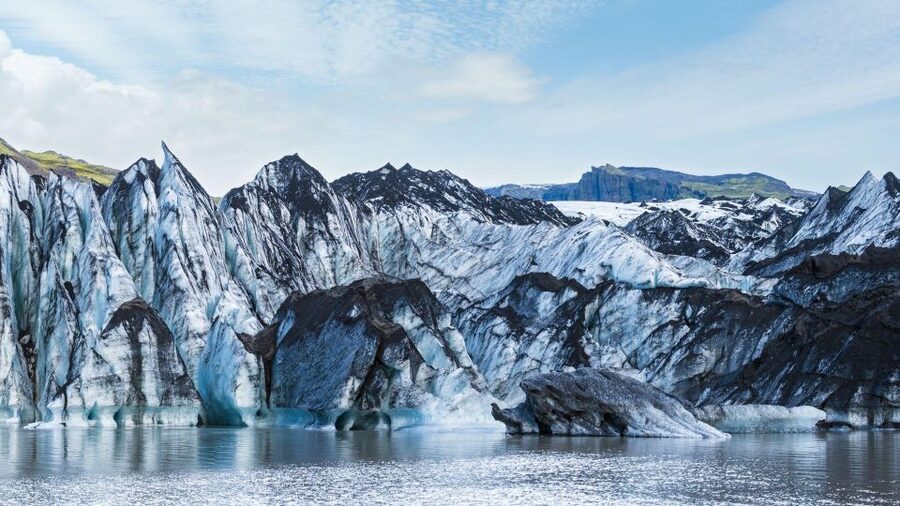 South Coast of Iceland. Black beach, glaсier, waterfalls... - Sólheimajökull: the day’s active section