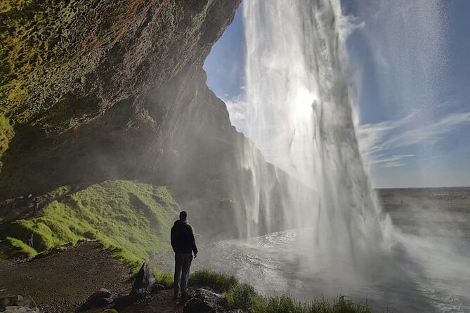 South Coast Waterfall, Black Beach, Glacier Adventure Small Group - Seljalandsfoss: A Waterfall You Can Approach