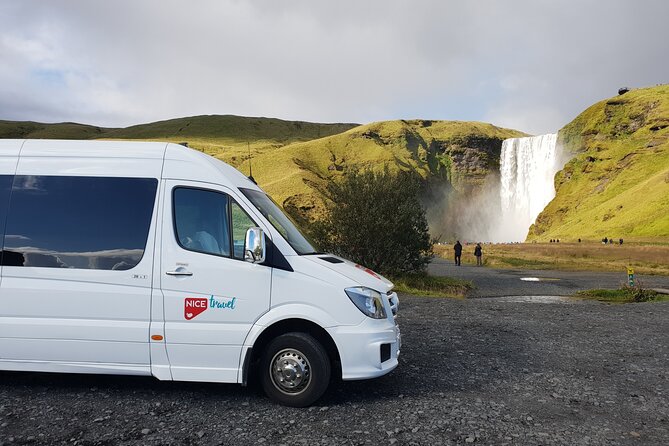 South Coast Waterfall, Black Beach, Glacier Adventure Small Group - Minibus Comfort, Pickup, and Timing