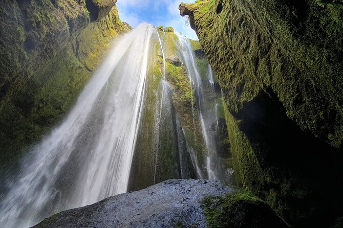 South Coast Waterfall, Black Beach, Glacier Adventure Small Group - Gljufrabui: The Waterfall Most People Miss