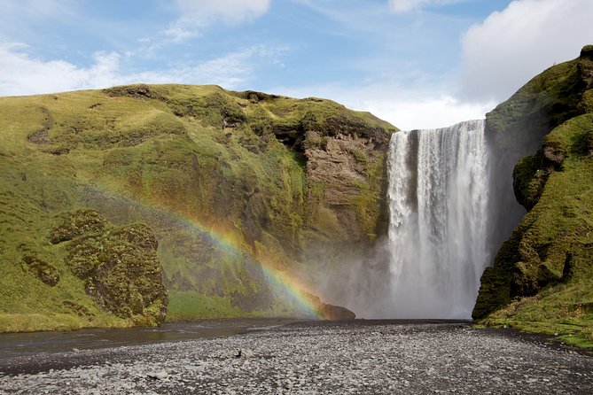 South Coast, Waterfalls and Vík village from Reykjavik - Skógafoss, Iceland’s roaring wall of water