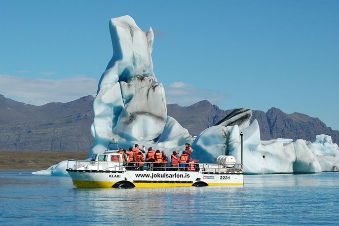 South Iceland and Glacier Lagoon: Jökulsárlón with Boat Tour - Freysnes gives you time to eat