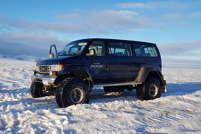 Super Jeep Glacier Tour on Vatnajökull - What you see above hundreds of meters of ice