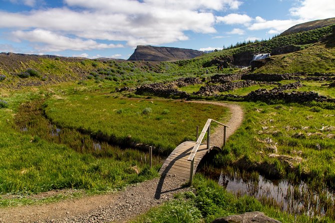 Unique West Iceland and Krauma SPA tour by minibus - Reykholt connects the scenery with Icelandic history