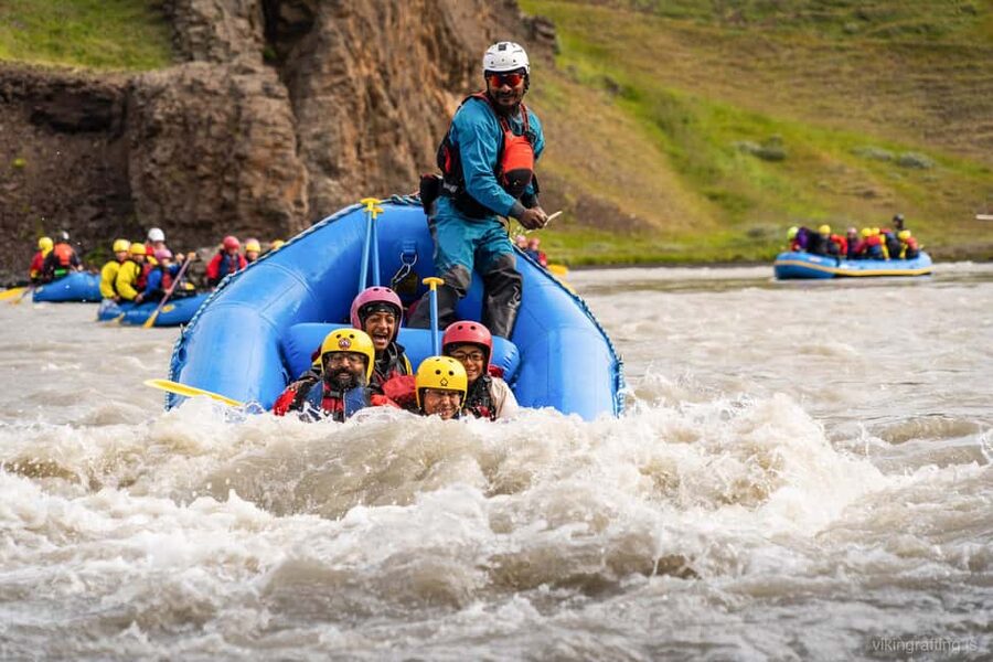 Varmahlíð: Guided Family Rafting Trip - The return bus and what the timing really means