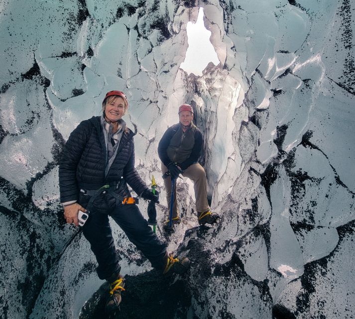 Vik: Guided Glacier Hike on Sólheimajökull - Crossing the glacier lagoon and reaching the ice