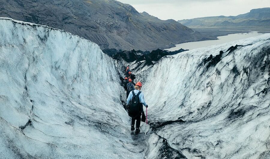 Vik: Guided Glacier Hike on Sólheimajökull - Views from the higher ice