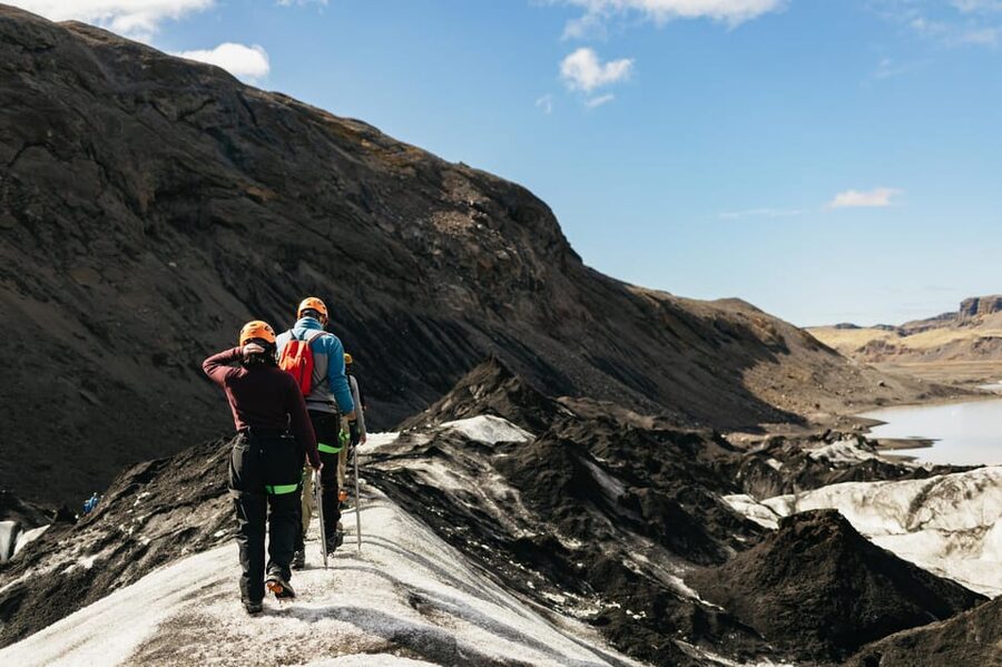 Vik: Guided Sólheimajökull Glacier Hike - The safety briefing and first steps on the ice