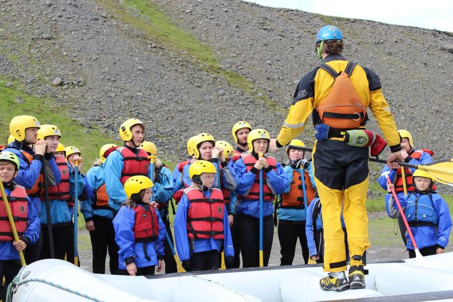 West Glacial River Family Rafting - The 20-minute ride to the river