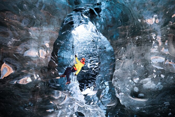 Winter Ice Cave + Climbing Private Photoshoot - 20 Shot Package - Why this is more than a standard ice cave visit