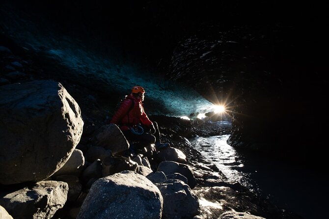 Winter Ice Cave + Climbing Private Photoshoot - 20 Shot Package - Weather, safety, and changing glacier conditions