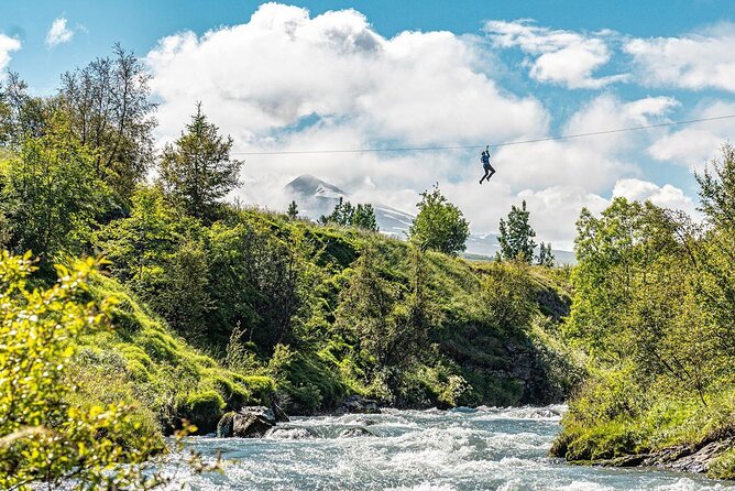 Zipline Adventure Through Glerárgil River Canyon in Akureyri Town - A good cruise-day plan from the port